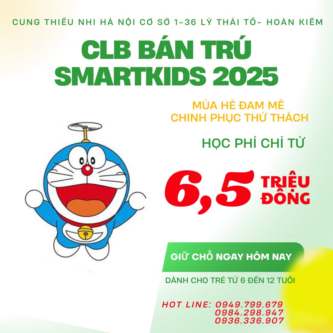 CLB BÁN TRÚ SMARTKIDS 2025